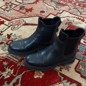 Cole Haan Black Leather Chelsea Boots